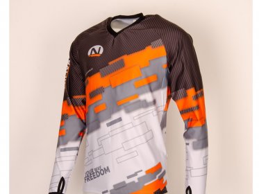 Functional jersey, long sleeve, UNI, size S