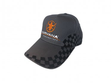 Grey Racing Cap